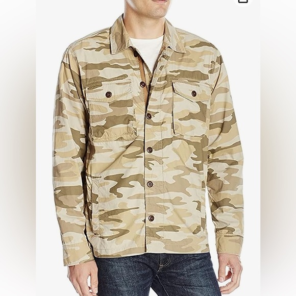 Lucky Brand Men’s Lightweight Camo Utility Jacket - Picture 2 of 14